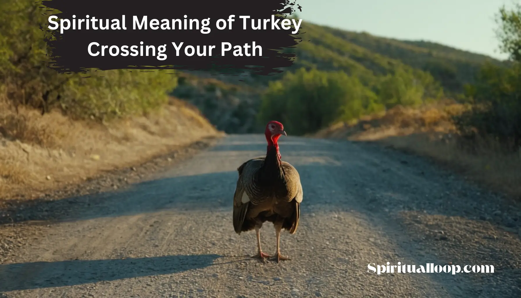 spiritual meaning of turkey crossing your path